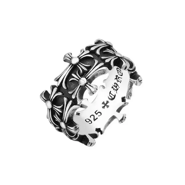 Chrome Hearts Cross Ring 925 Sterling Silver