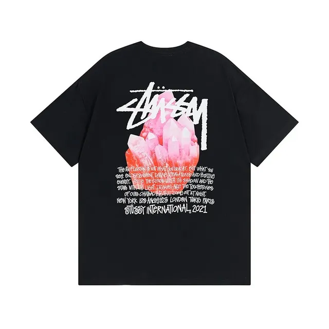 Stüssy Graphic T-Shirt Crystal Print