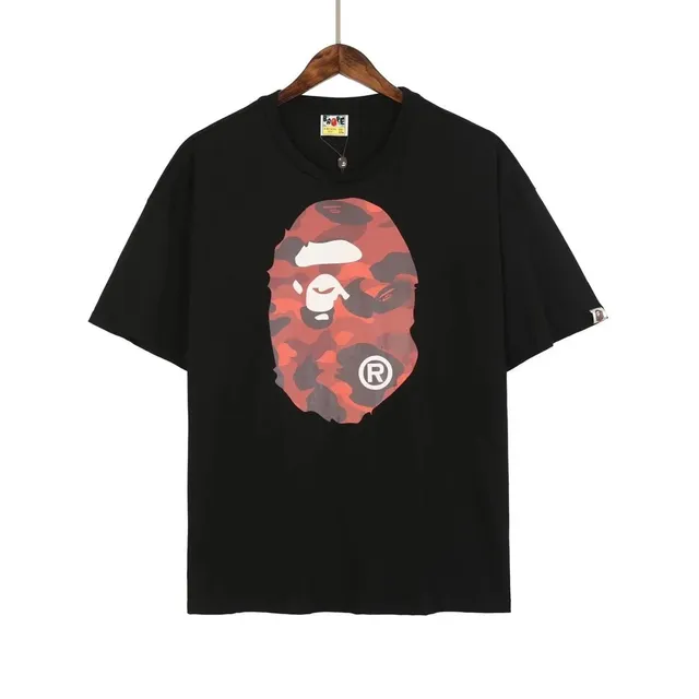 BAPE Shark Tee Camo Ape Head