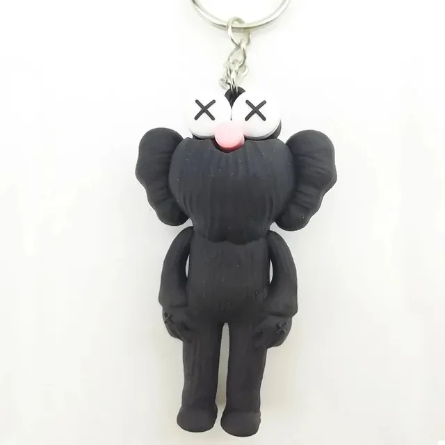 KAWS Companion Keychain Black