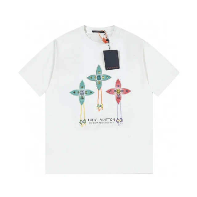 Louis Vuitton T-Shirt Floral Monogram Print