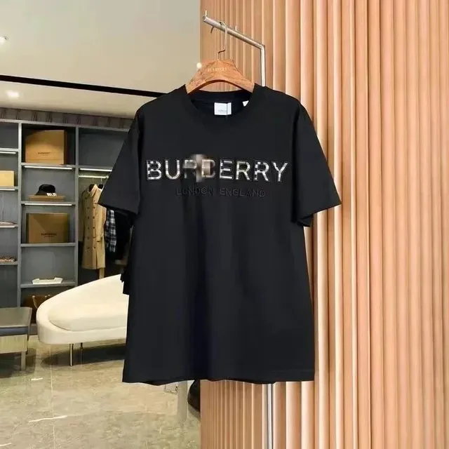 Burberry Logo T-Shirt Metallic Logo