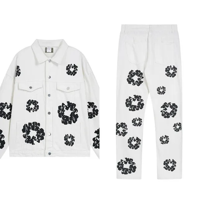 Gallery Dept. Floral Print Denim Set