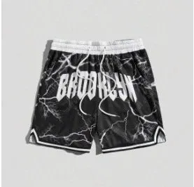 Basketball Shorts Lightning Print