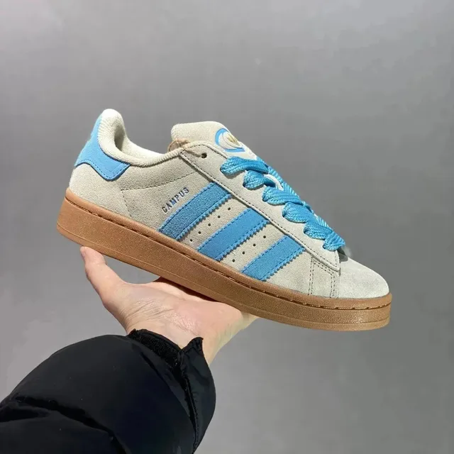 Adidas Campus Blue and Beige