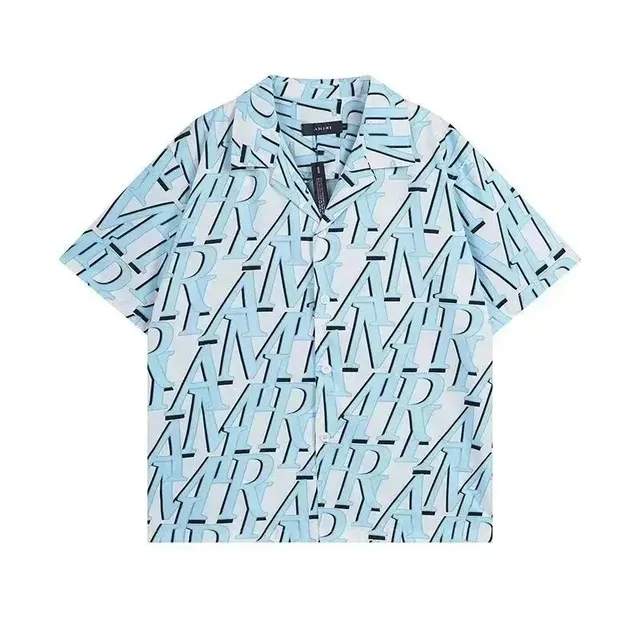 AMI Paris Logo Print Shirt All-Over Monogram
