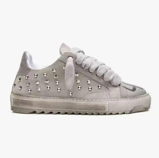 Versace Chain Reaction Sneaker Studded Grey
