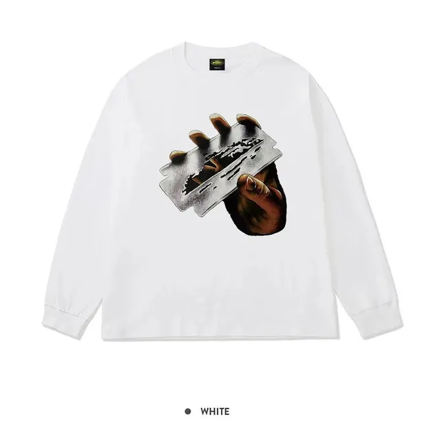 Corteiz Long Sleeve Tee Razor Blade Graphic