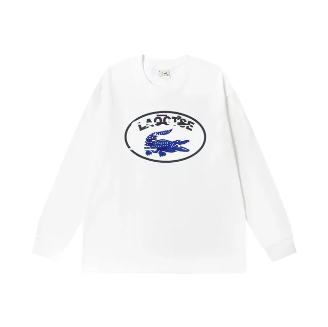 Lacoste Long Sleeve Tee Oval Croc Logo