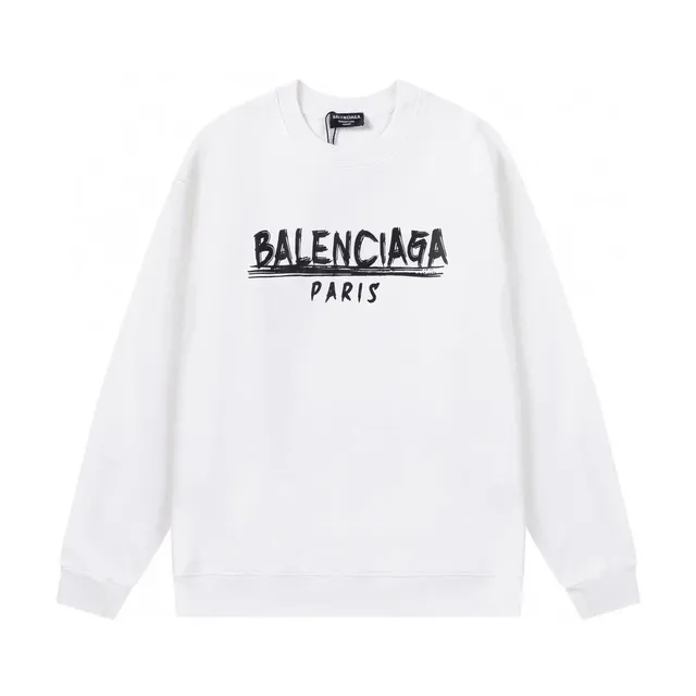 Balenciaga Crewneck Sweatshirt Paris Logo