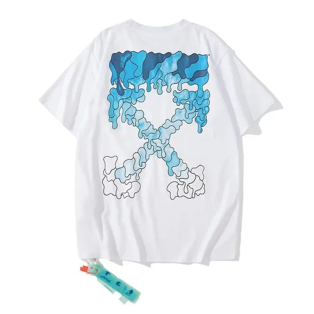 Off-White t shirts Dripping Arrow Print