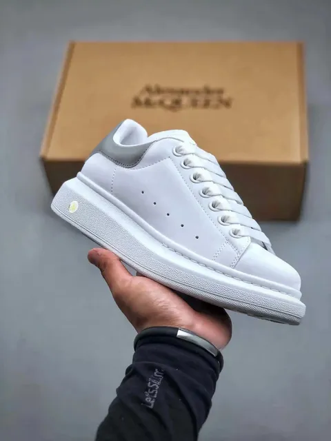 Alexander McQueen Oversized Sneaker White Grey