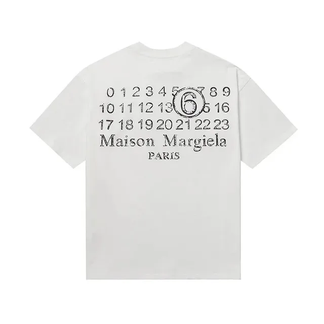 Maison Margiela Numbered Tee Numbers Print