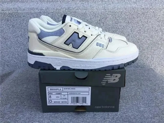 New Balance 550 Cream Grey Navy