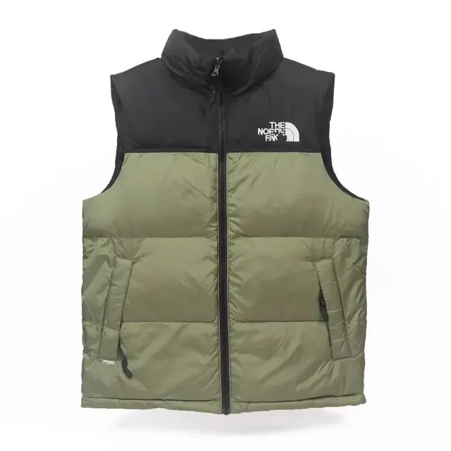 The North Face Nuptse Vest Olive Green/Black