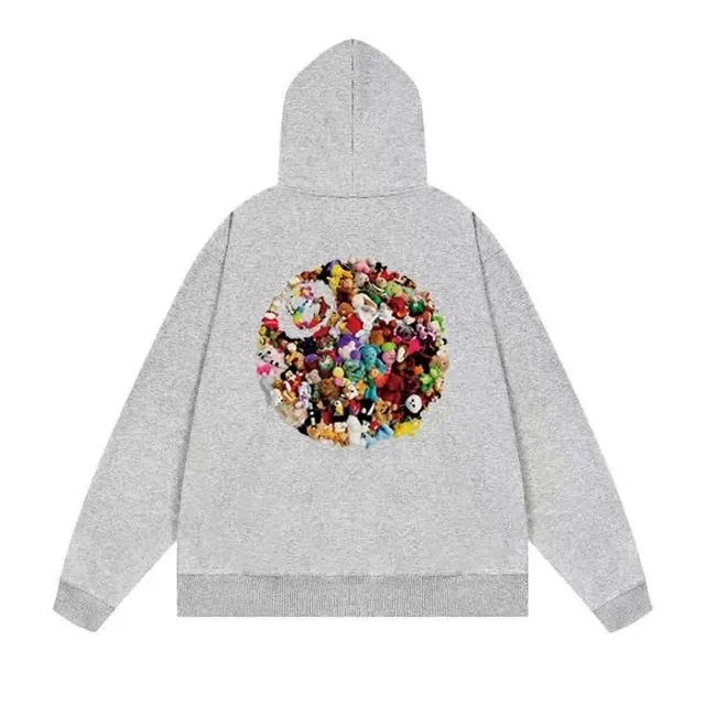 Stüssy Graphic Hoodie Stuffed Toy Collage