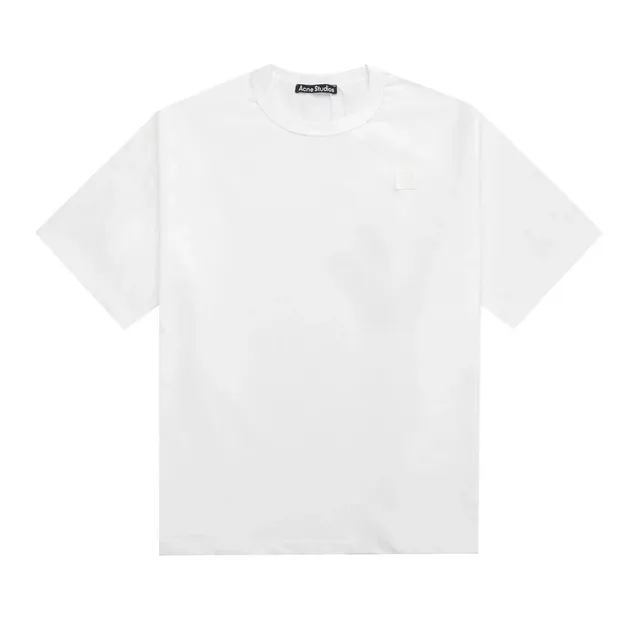 Acne Studios Face Logo T-Shirt Classic White