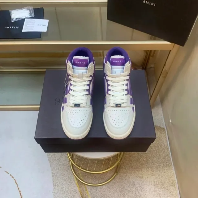 Amiri High-Top Sneaker Purple Accents
