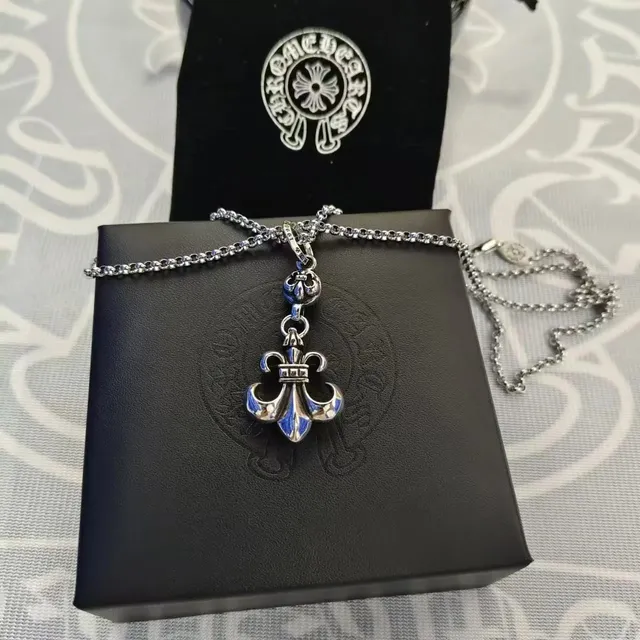 Chrome Hearts Fleur-De-Lis Pendant Sterling Silver
