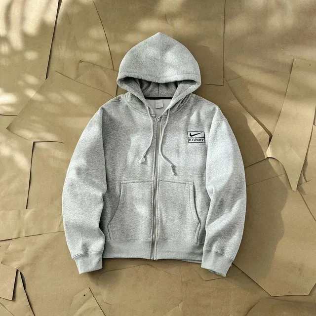 Stüssy Zip-Up Hoodie Nike Stussy Patch