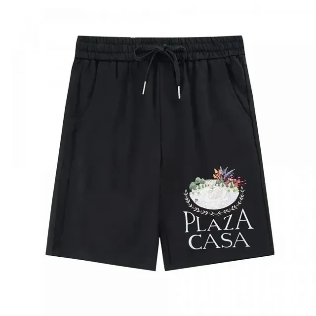 Embroidered Shorts Floral Logo