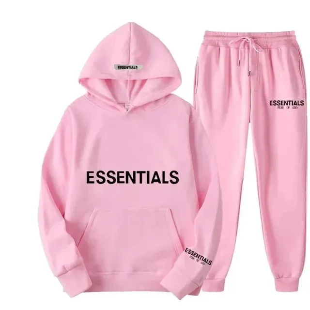 Fear of God Essentials Hoodie and Joggers Set Essentials Logo