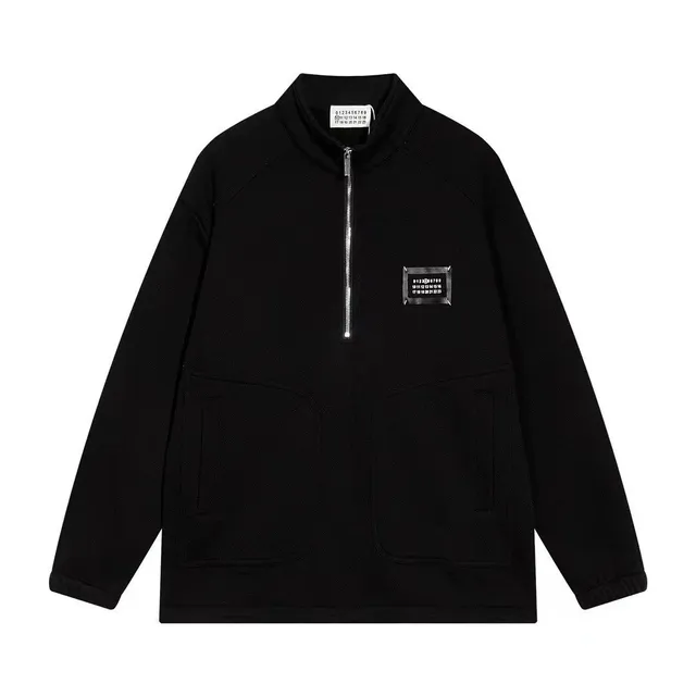 Maison Margiela Half-Zip Sweatshirt Numeric Label