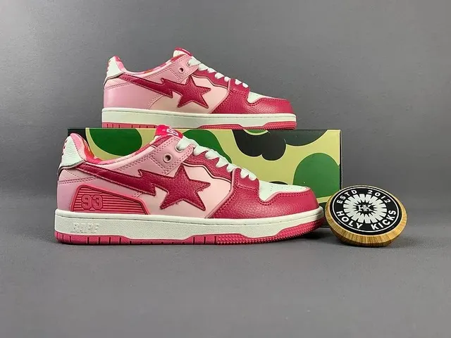 BAPE Shark Dunk Pink Camo