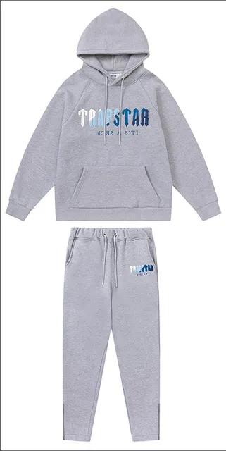 Trapstar Hoodie and Joggers Set Faded Logo
