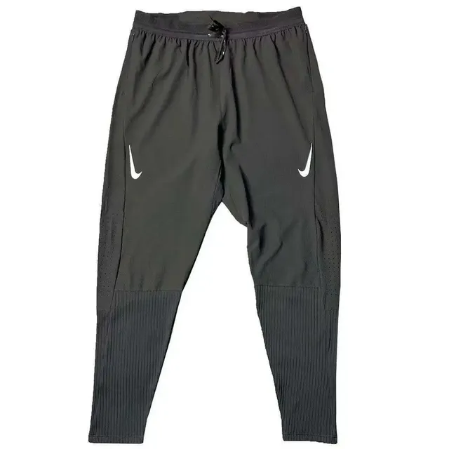 Nike Tech Fleece Joggers Black with White Swoosh