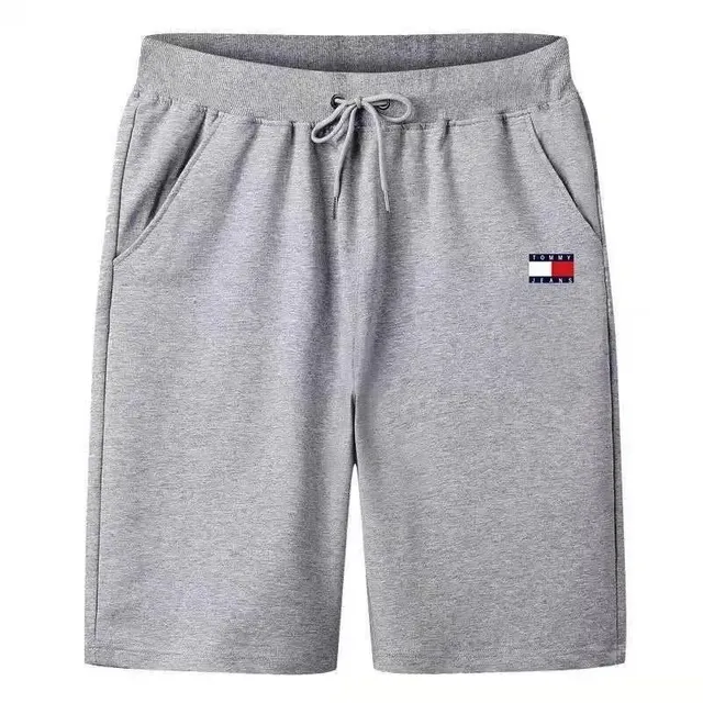 Tommy Hilfiger Logo Shorts Heather Grey