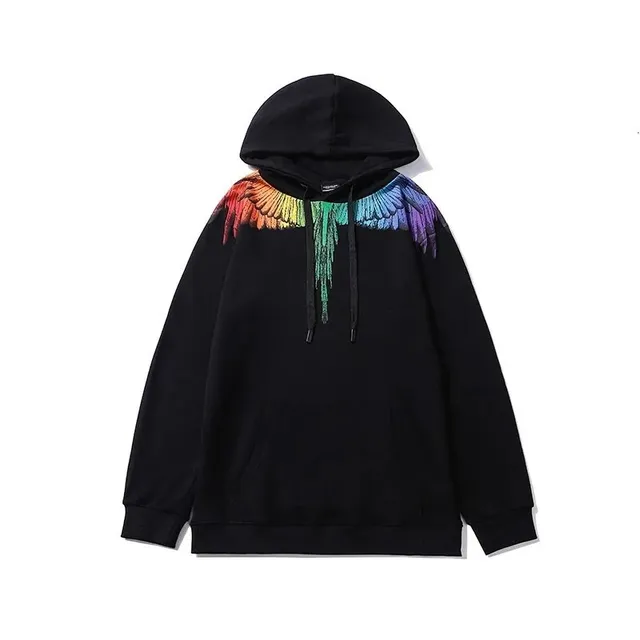 Marcelo Burlon Wings Hoodie Rainbow Wings
