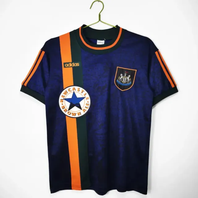 Adidas Newcastle United Away Jersey 1995-96 Brown Ale Sponsor