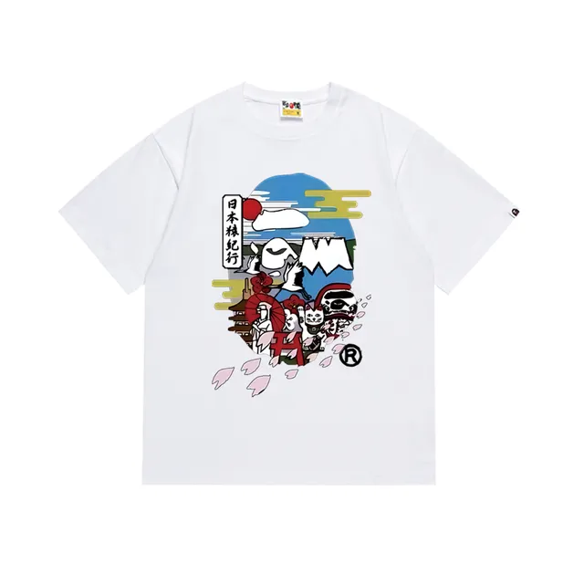 BAPE Graphic T-Shirt Japan Travel Print