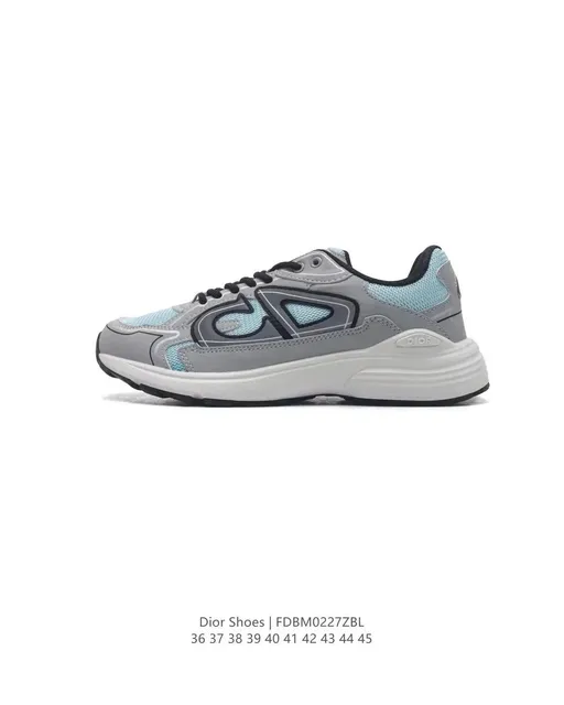 Dior B23 Low Grey Blue Mesh