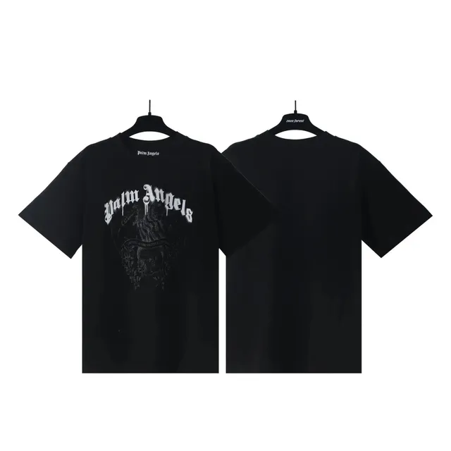 Palm Angels Graphic Tee Skull Logo