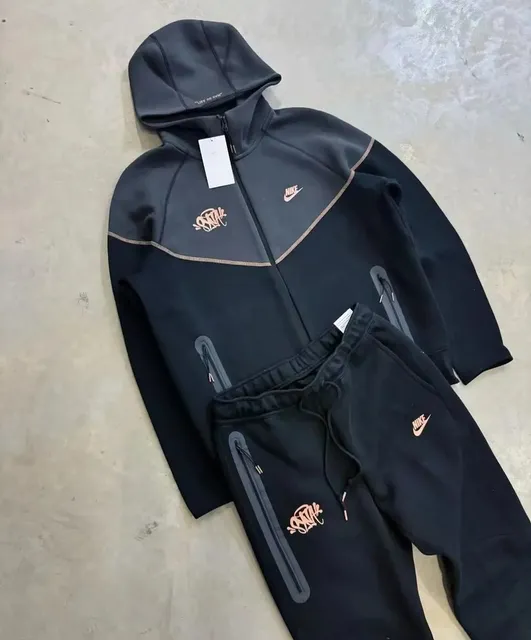 Nike Tech Fleece Hoodie and Joggers Off-White Collaboration