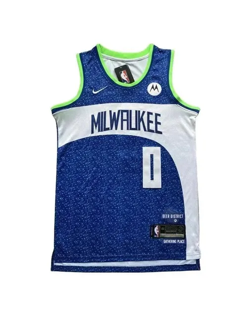 Nike Milwaukee Bucks City Edition Jersey Deer District
