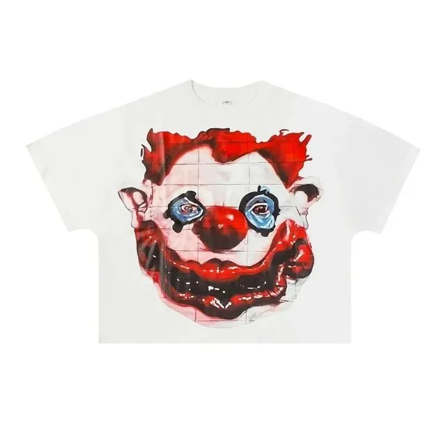 Off-White Graphic T-Shirt Clown Print