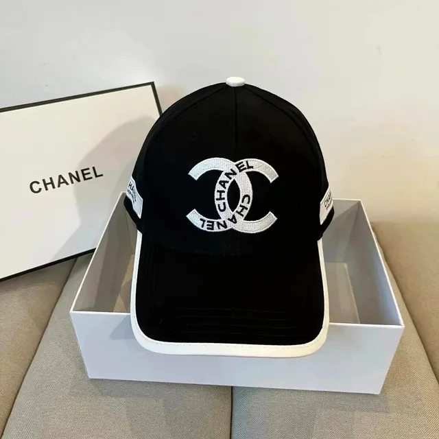Chanel Baseball Cap CC Logo Embroidered