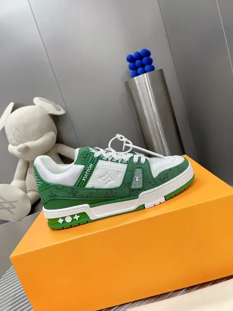 Louis Vuitton LV Trainer Monogram Green