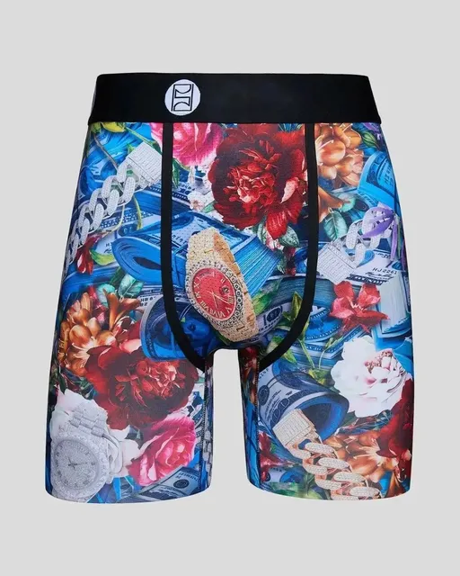 Rhude Boxer Brief Floral Money Print