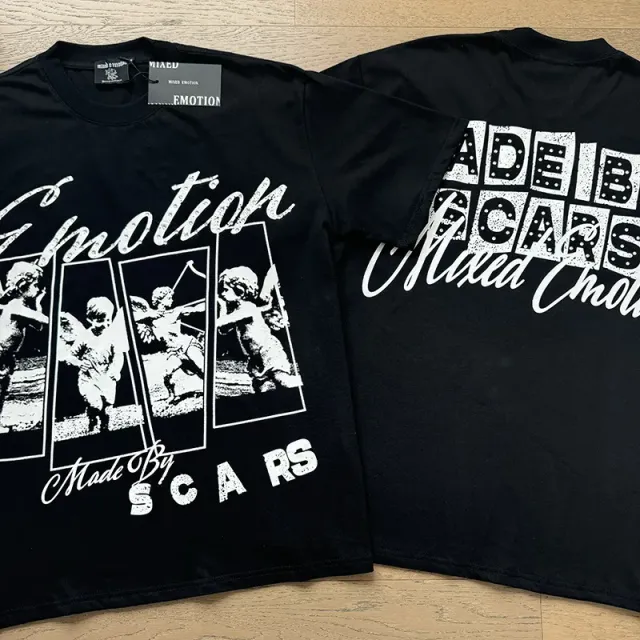 Mixed Emotion Graphic Tee Made By Scars