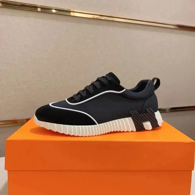 Hermès H-Code Sneaker Black and White