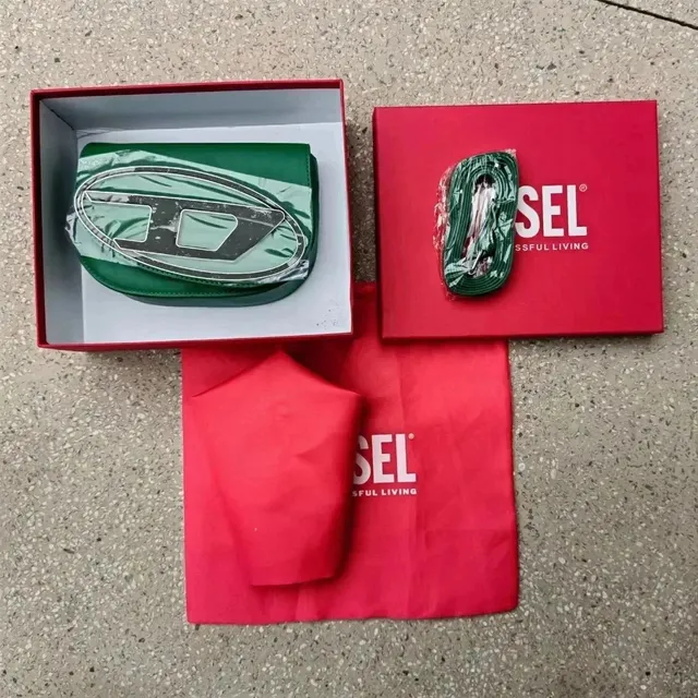 Diesel Belt Wallet Logo Embossed