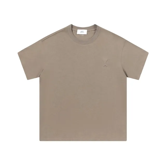 AMI Paris Logo T-Shirt Embroidered A