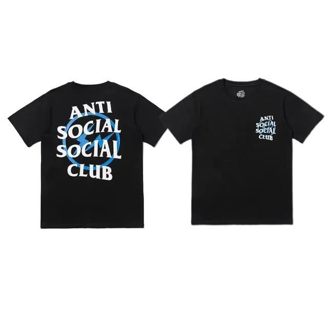 Anti Social Social Club Logo T-Shirt Blue Circle