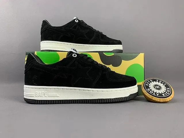 BAPE Shark Sneaker Black Suede