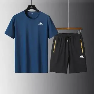 Adidas T-Shirt and Shorts Set Sport Performance