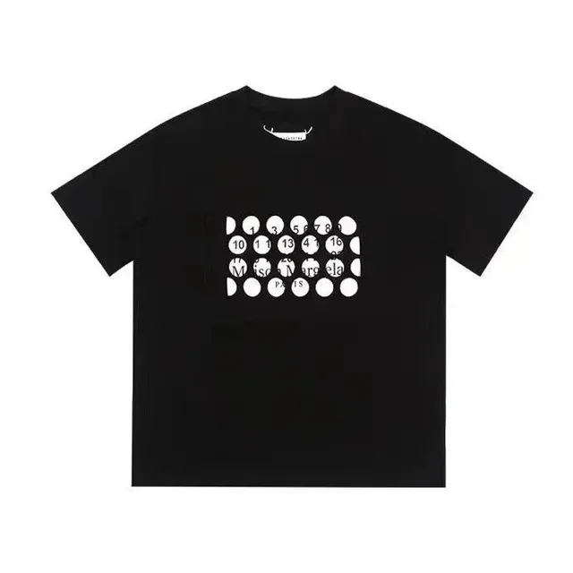 Maison Margiela Graphic Tee Numbered Dot Print